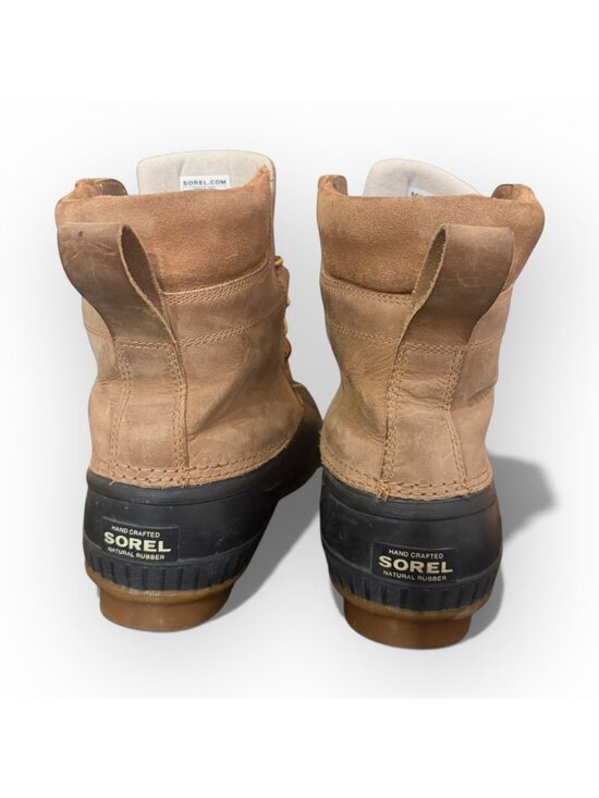 Sorel Mens Waterproof Leather Duck Boots Durable Winter Traction Sole - Size 12 main image 8